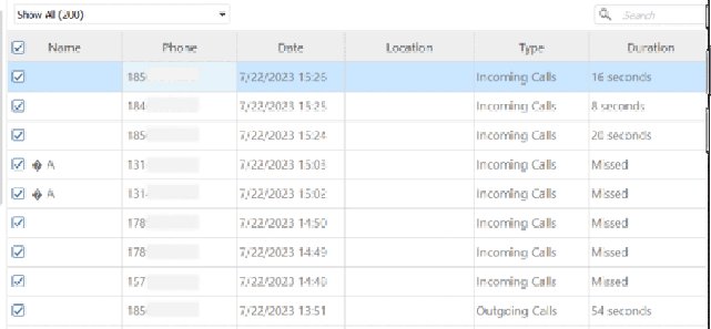 通话记录 - 图片 1