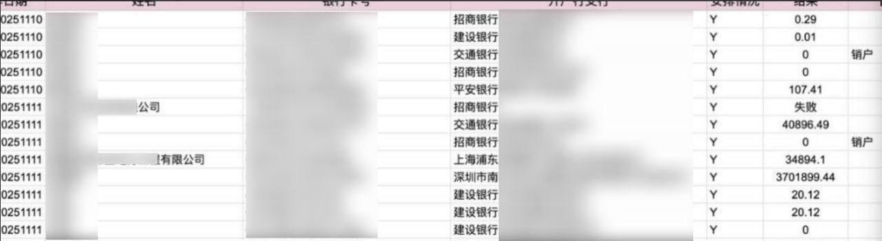 银行流水及余额查询 - 图片 1